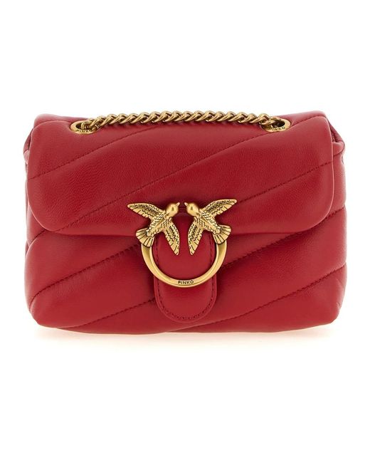 Pinko Red Cross Body Bags