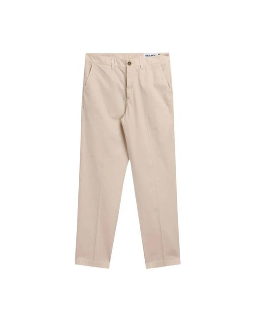 Sebago Natural Straight Trousers for men