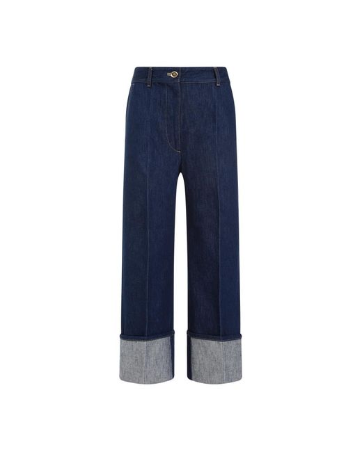 Pantaloni larghi blu di Patou in Blue