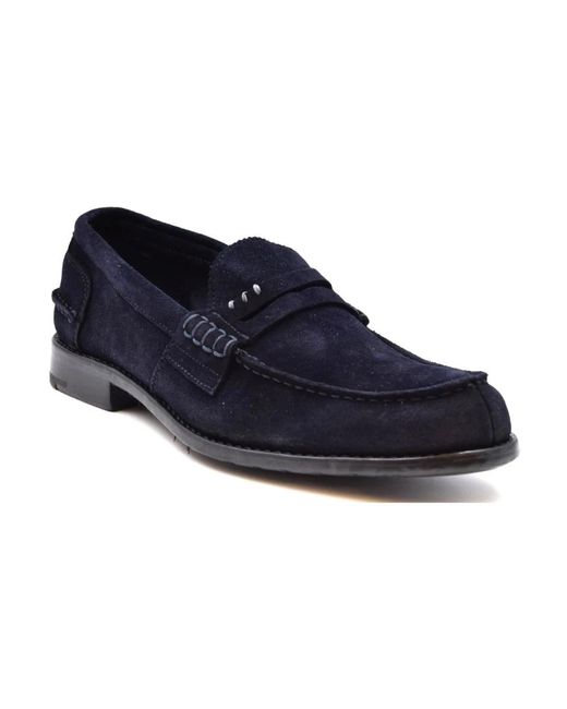 Premiata Blue Loafers for men