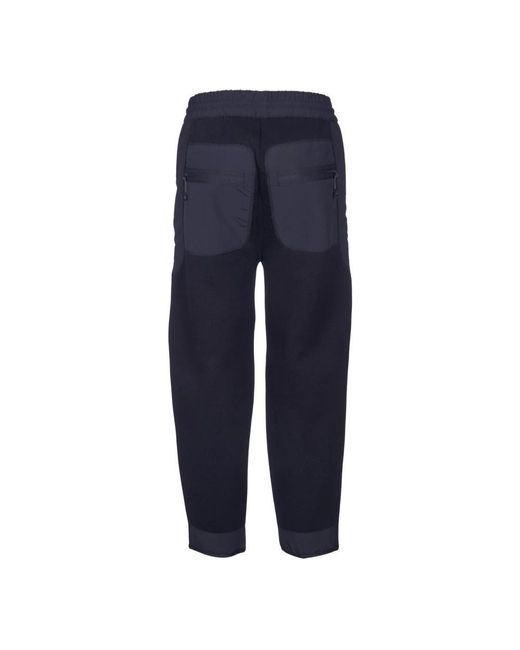 Moncler Blue Sweatpants for men