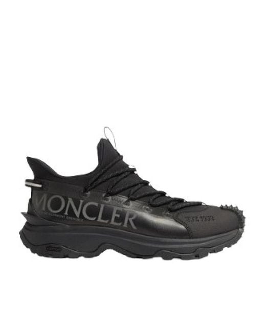 Moncler Schoenen ,Zwart ,Trailgrip Lite 2 Zwarte Sneakers in het Black voor heren