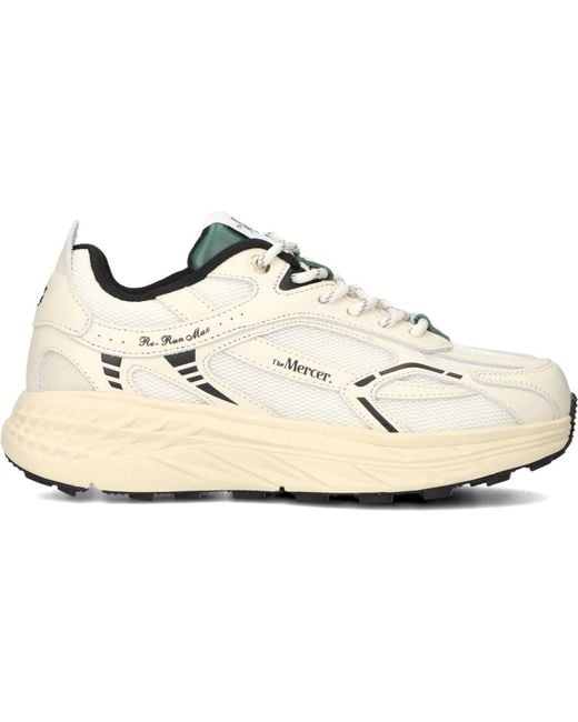 Mercer White Weiße leder sneakers the re-run max,weiße nappa sneakers the re-run