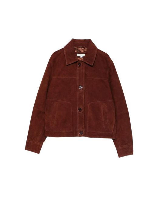 JC Sophie Red Leather Jackets