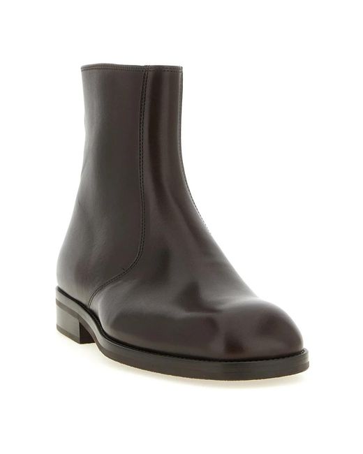 Lemaire Brown Ankle Boots for men