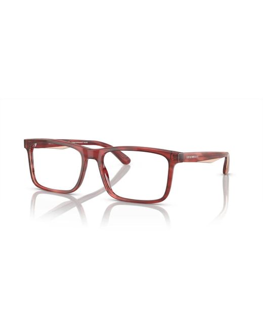 Emporio Armani Brown Glasses for men