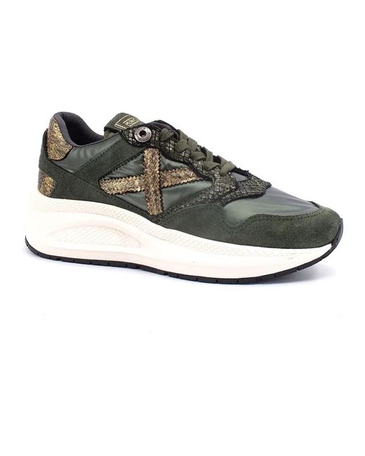Munich Schoenen ,Groen ,Leer Sneakers in het Green