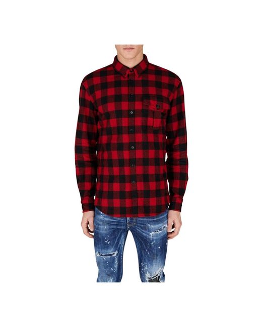 DSquared² Red Casual Shirts for men