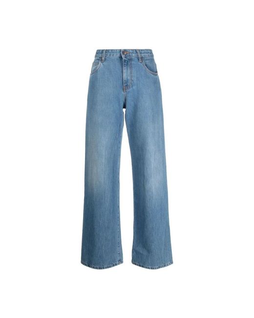 The Row Blue Wide Jeans
