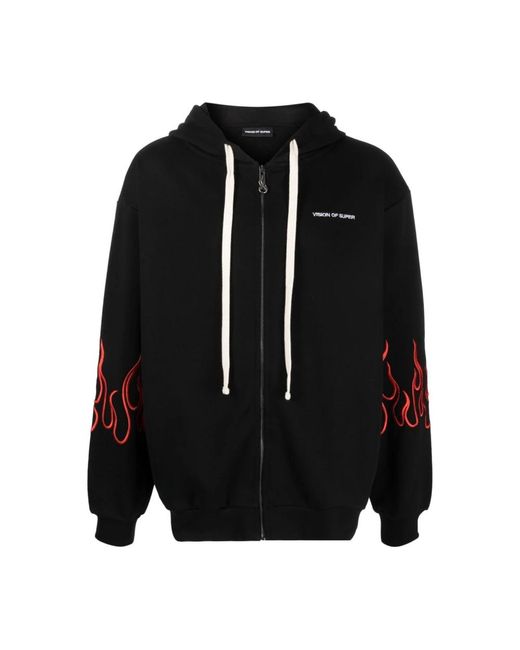 Vision Of Super Sweatshirts & Hoodies > Zip-throughs in het Black voor heren