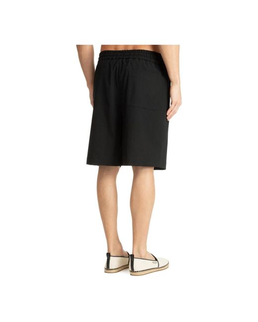 Lardini Casual shorts mit kordelzug in Black für Herren