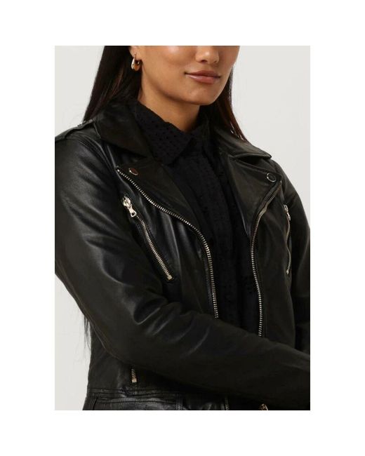 Ibana Black Lederjacke