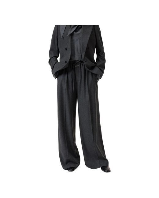 Closed Black Wide Trousers