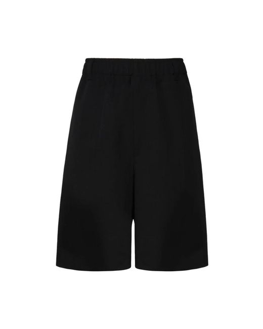 Jacquemus Black Long Shorts for men