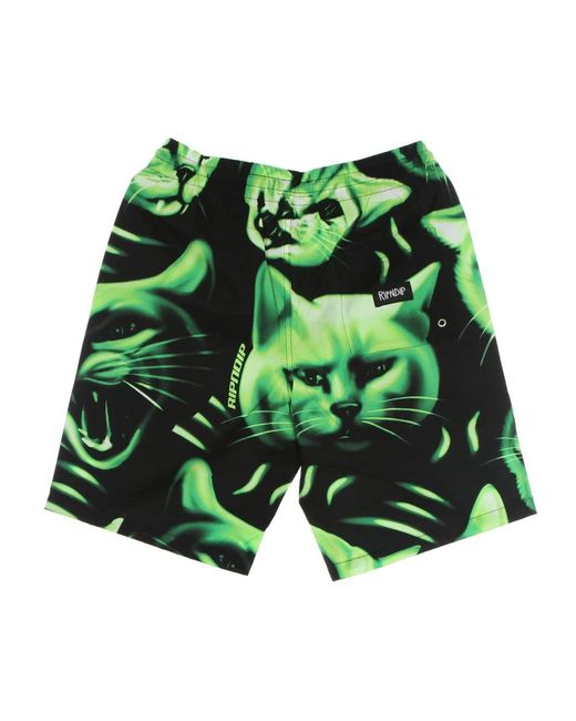 RIPNDIP Badmode ,Veelkleurig ,Korte Broek in het Green voor heren