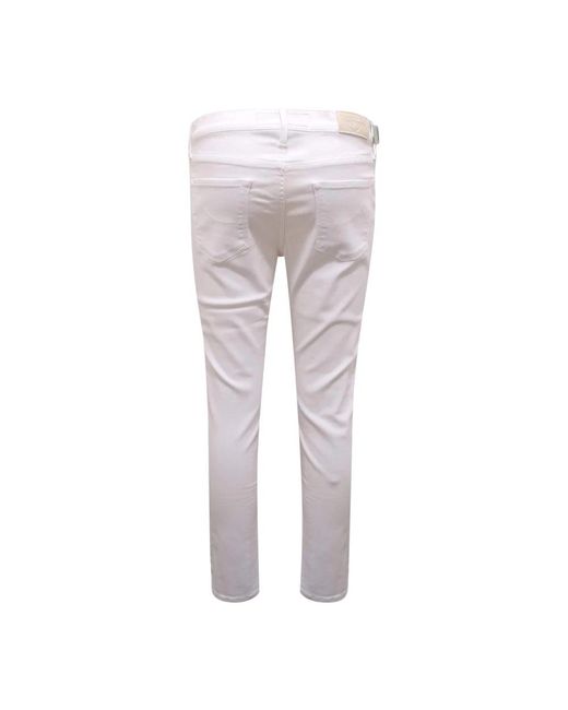 Jacob Cohen Gray Slim-Fit Trousers