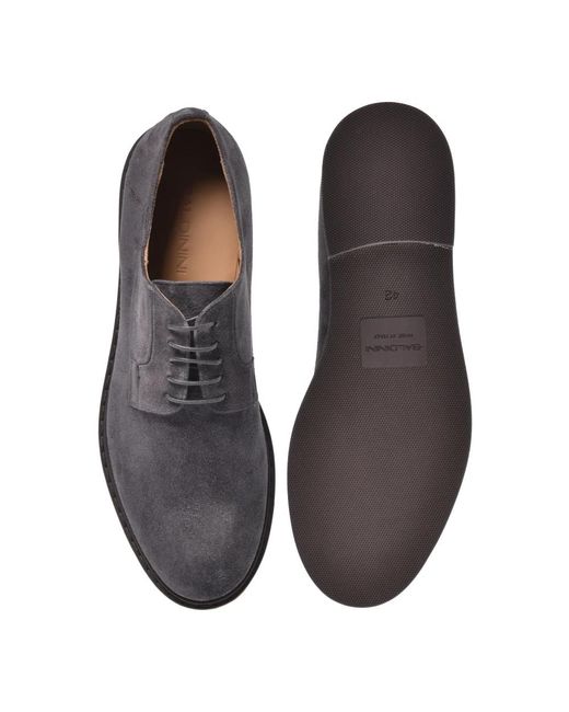 Baldinini Blue Laced Shoes for men