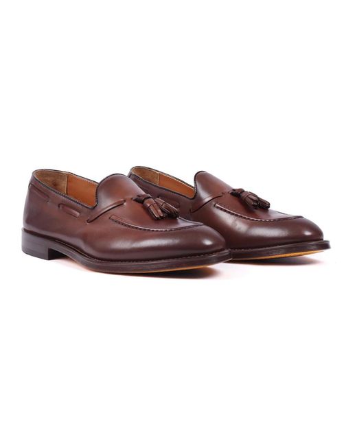 Doucal's Red Sailor Shoes for men