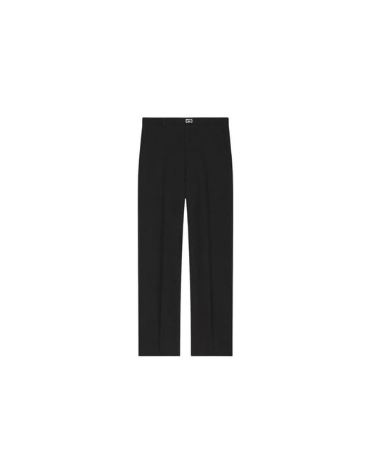 Givenchy Black Straight Trousers for men
