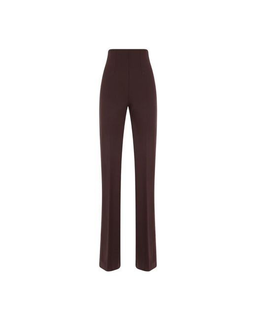 Pantalones de poliamida marrón scuba Sportmax de color Brown