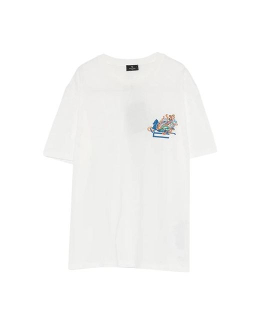 T-Shirts Etro de color White