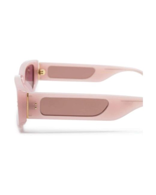 Linda Farrow Pink Lila sonnenbrille für den täglichen gebrauch