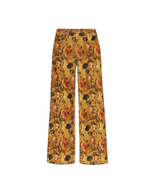 R13 Natural Wide Trousers