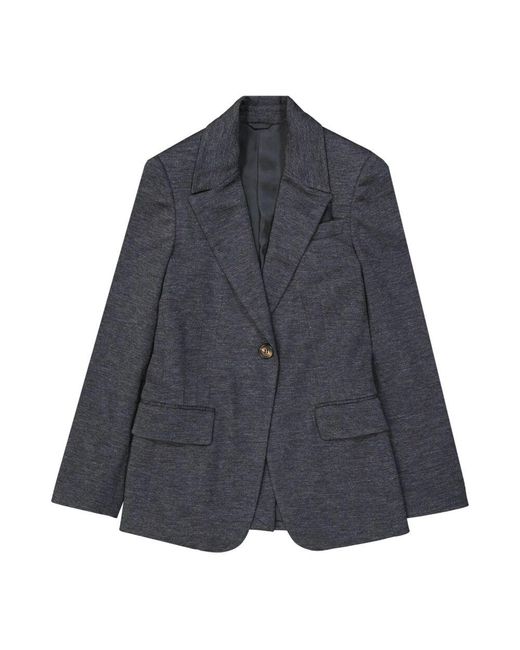 Brunello Cucinelli Blue Blazers