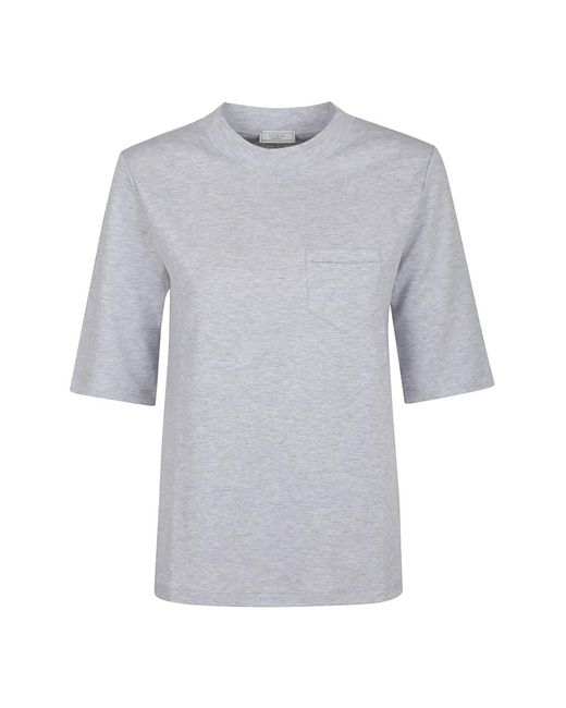 T-Shirts di Peserico in Gray