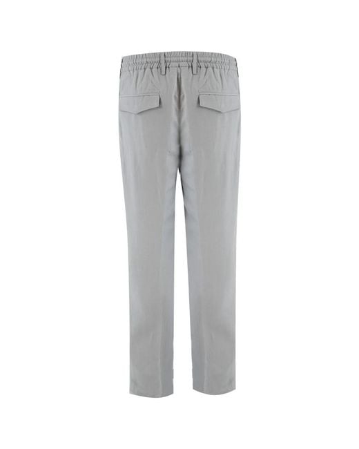 Straight Trousers Eleventy de hombre de color Gray