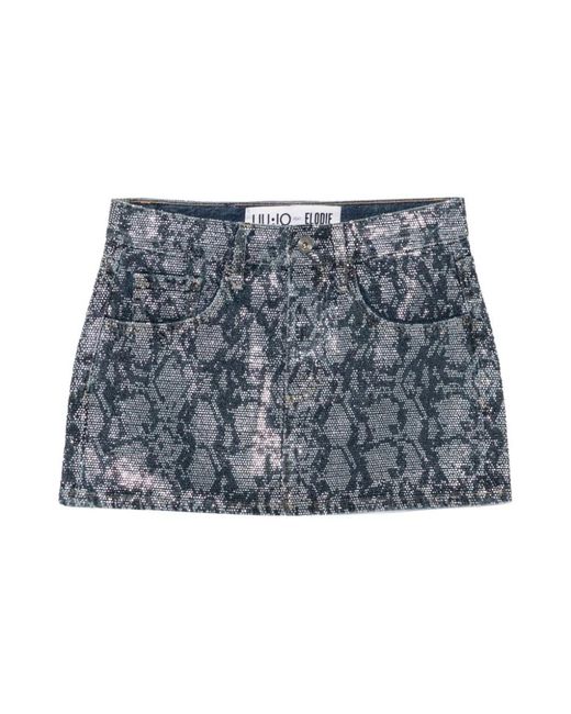 Liu Jo Blue Denim Skirts