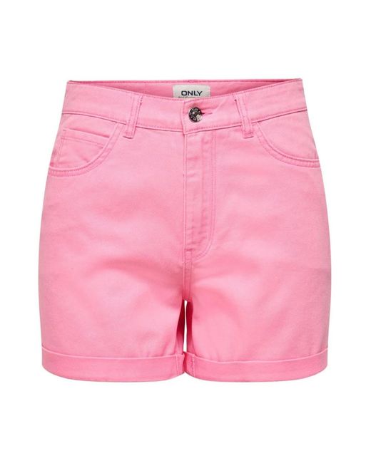 ONLY Denim Shorts - - Dames in het Pink