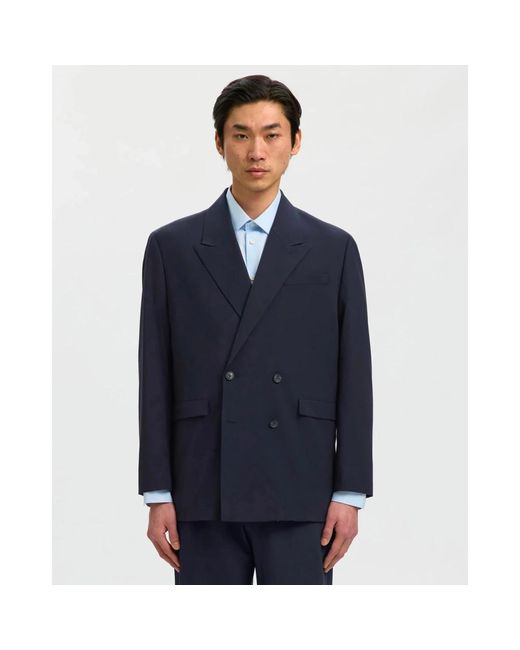 Formal Blazers SELECTED de hombre de color Blue