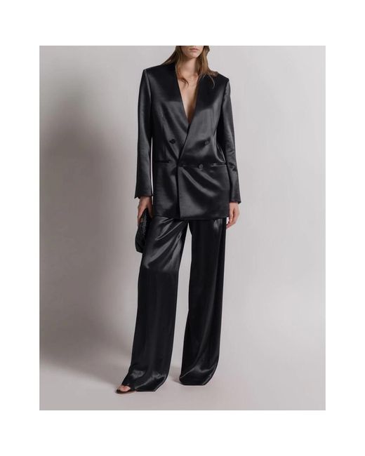 Alberta Ferretti Black Blazers