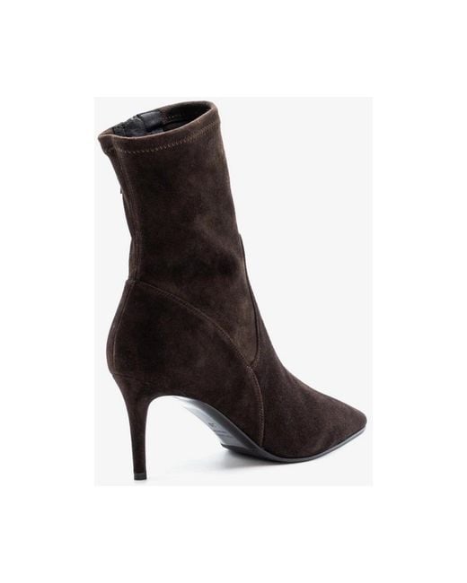 Lella Baldi Black Heeled Boots