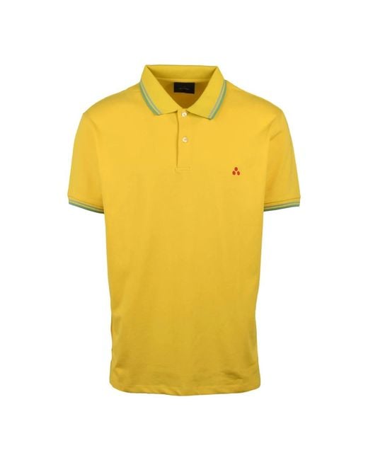 Peuterey Yellow Polo Shirts for men