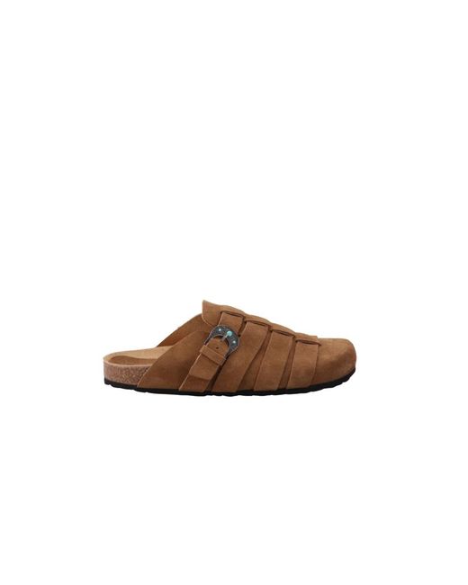 Mules di Taji in Brown