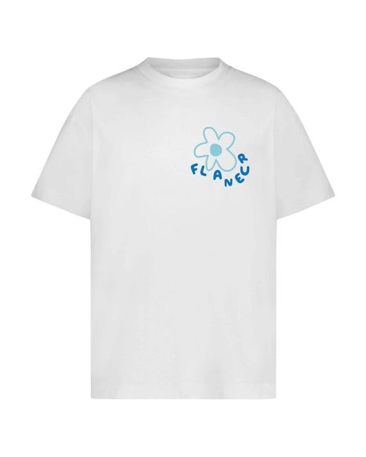 T-Shirts di flâneur in White da Uomo