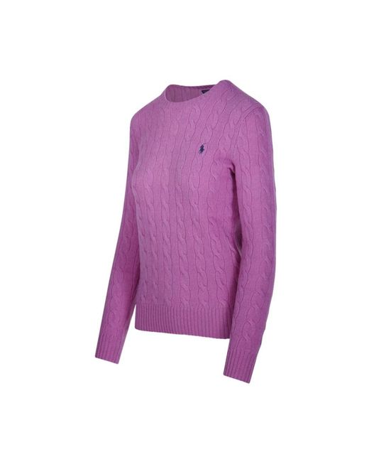 Polo Ralph Lauren Purple Round-Neck Knitwear