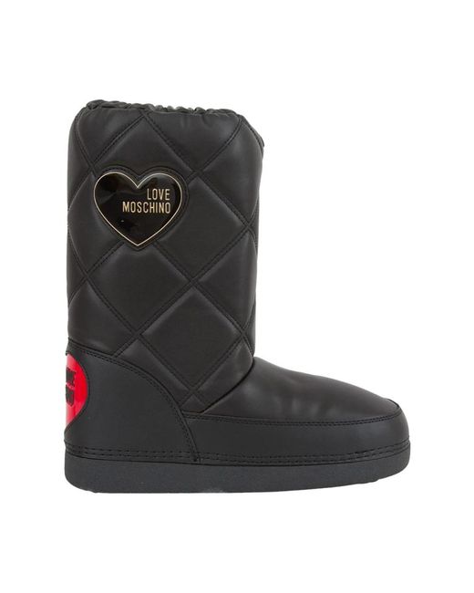 Love Moschino Women's Black Winter Boots - Main Image