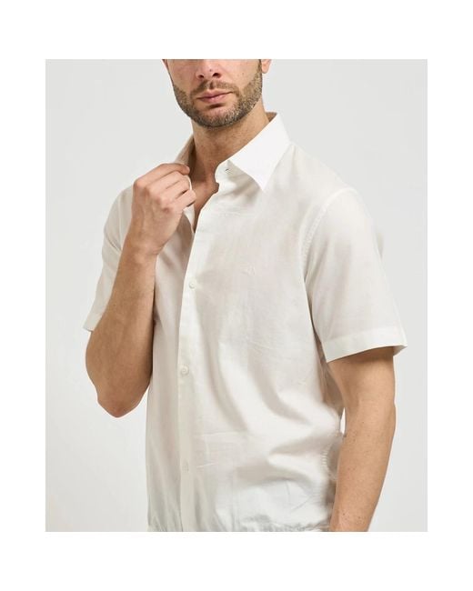ARMANI EXCHANGE White Short Sleeve Shirts for men