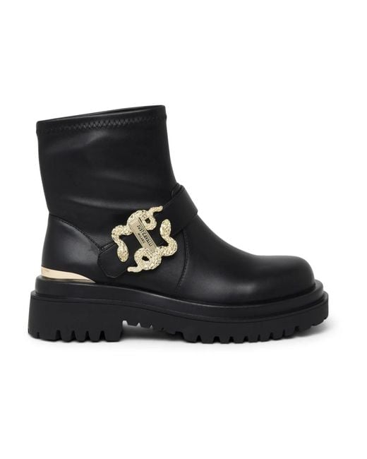 Just Cavalli Black Ankle Boots
