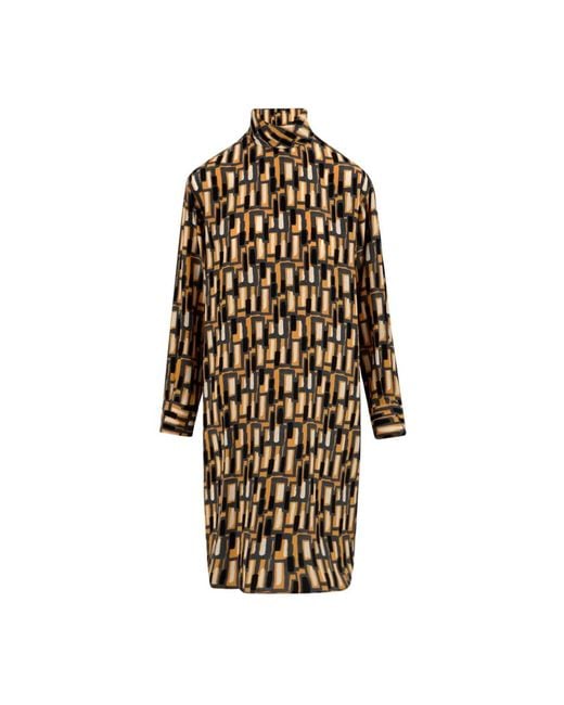 Aspesi Yellow Midi Dresses