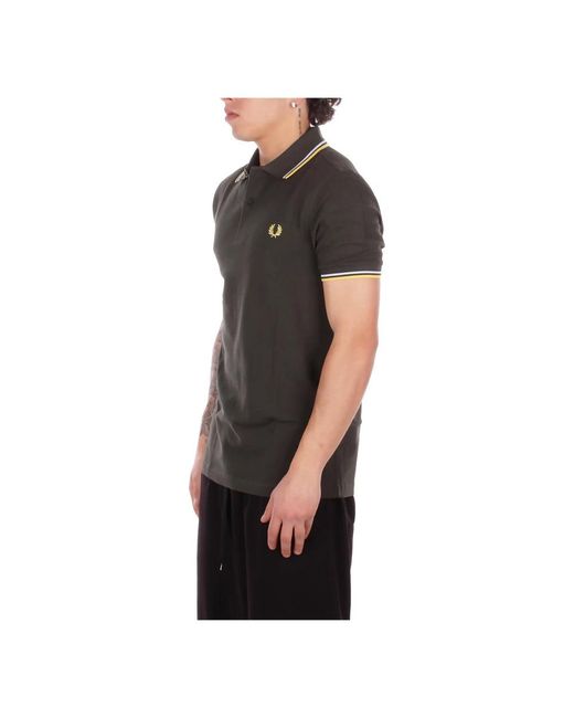 Fred Perry Black Polo Shirts for men