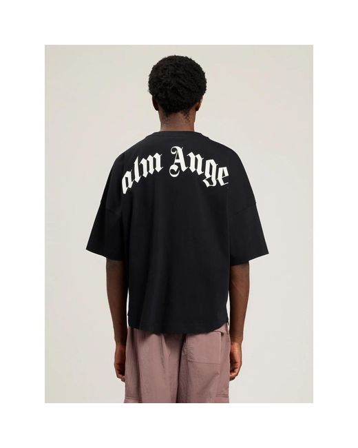 Palm Angels Black T-Shirts for men