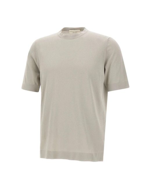 FILIPPO DE LAURENTIIS Gray T-Shirts for men