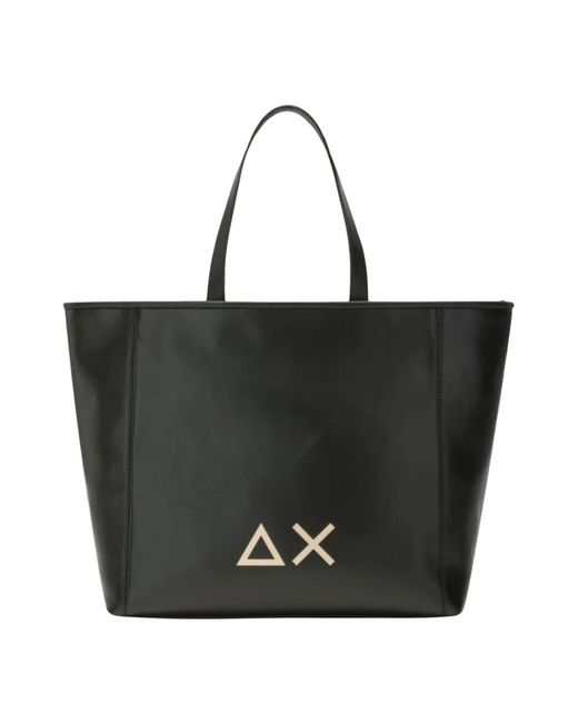 Sun 68 Black Shopping Bags