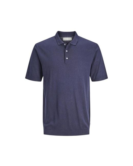 Jack & Jones Blue Polo Shirts for men