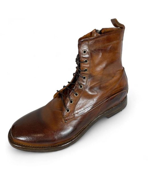 Lace-Up Boots di LEMARGO in Brown da Uomo