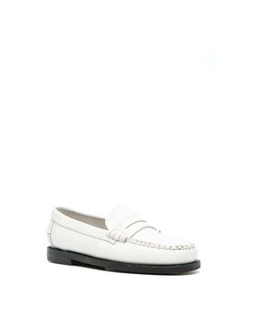 Loafers Sebago de color White